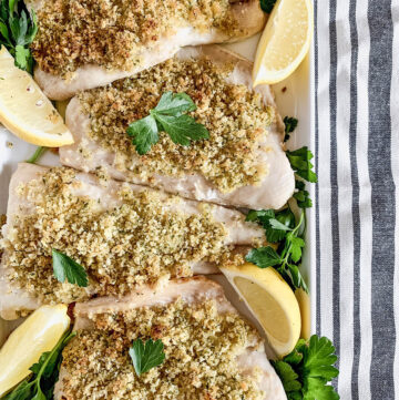 Easy Oven-Baked Whitefish with Panko Bread Crumbs - Big Delicious Life