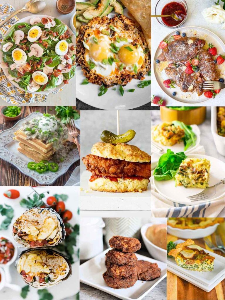 Collage of recipe photos from roundup.